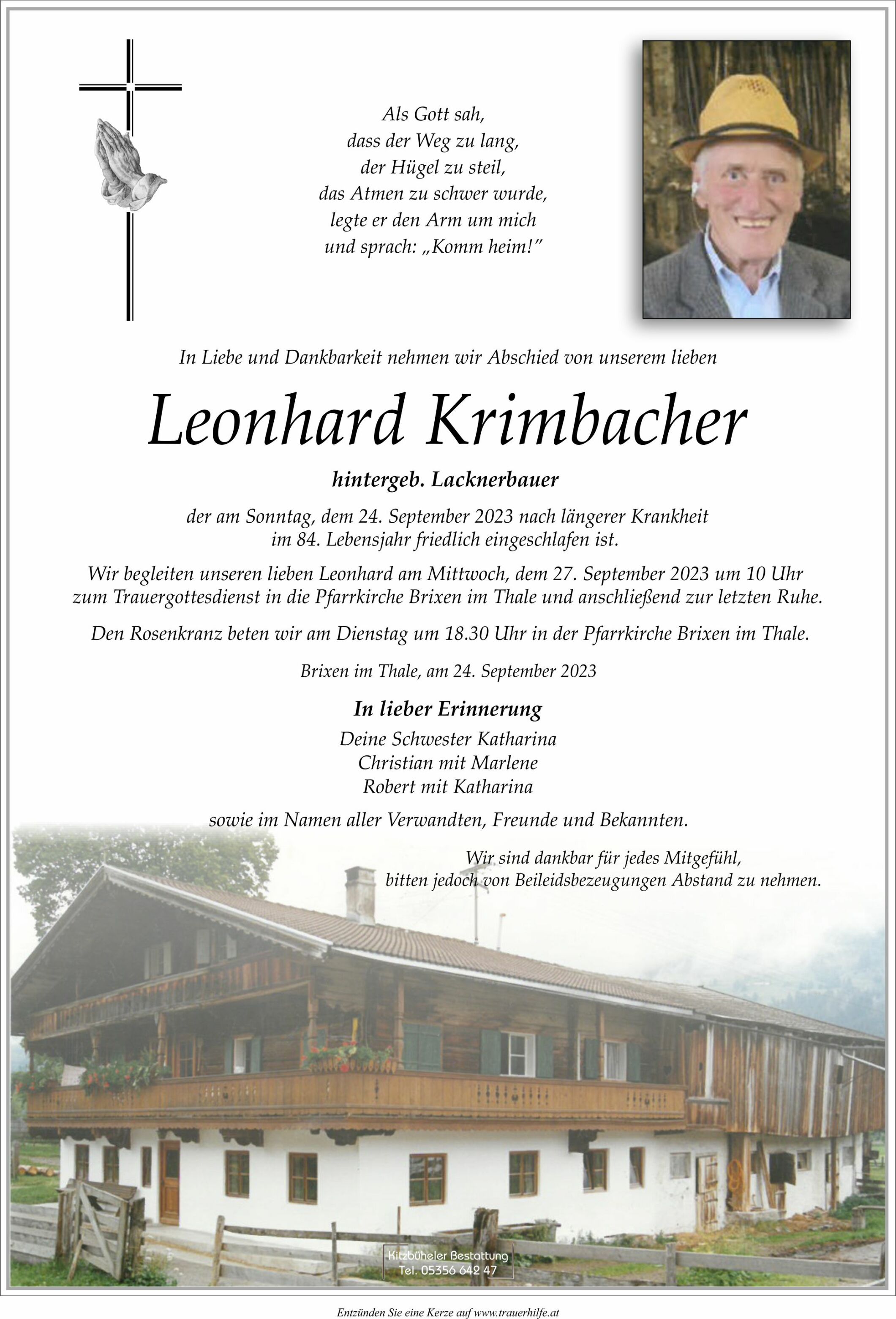 Leonhard Krimbacher